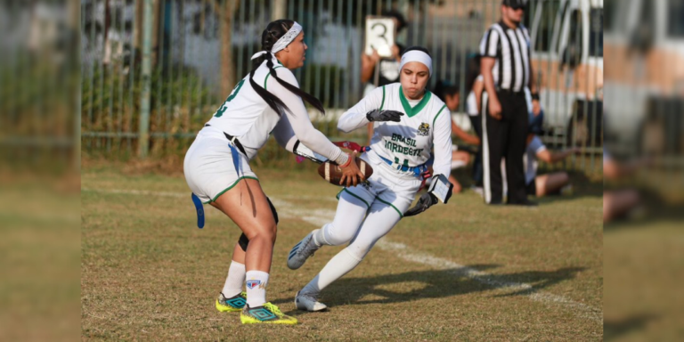 Nossa Arena realiza evento de flag football, novo esporte olímpico, para mulheres em SP