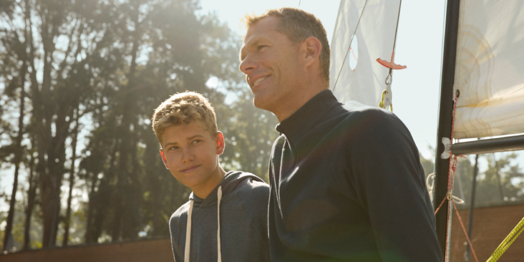 Track&Field apresenta campanha de Dia dos Pais com Robert Scheidt e Juraci Moreira