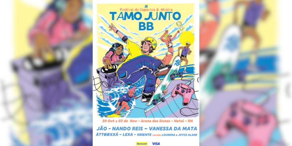 Banco do Brasil ativa patrocínios no skate e surfe com Festival Tamo Junto