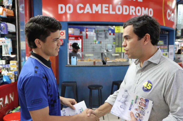 Beto Pereira visita Camelódromo e fala em revitalizar Centro de Campo Grande