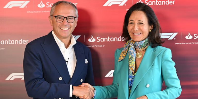 Depois de deixar Ferrari, Santander anuncia parceria com Fórmula 1