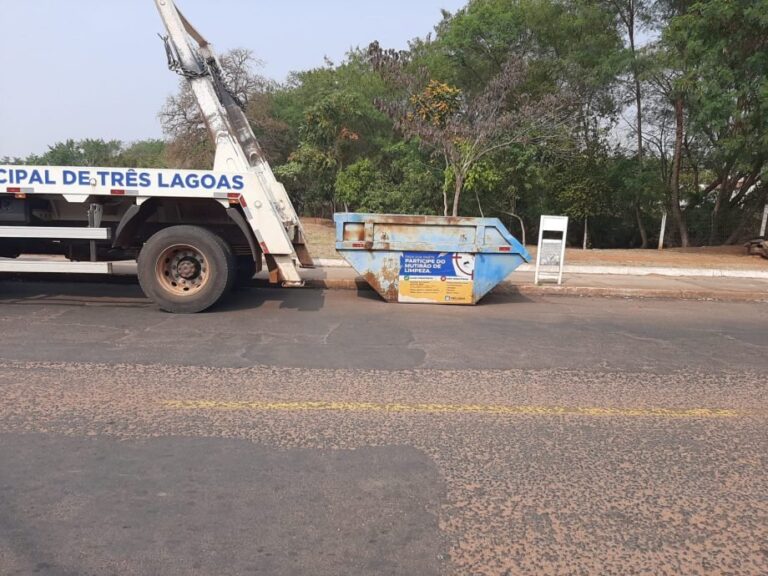 MUTIRÃO DE LIMPEZA – Caçambas já estão sendo instaladas no Vila Zuque e Jardim Caçula