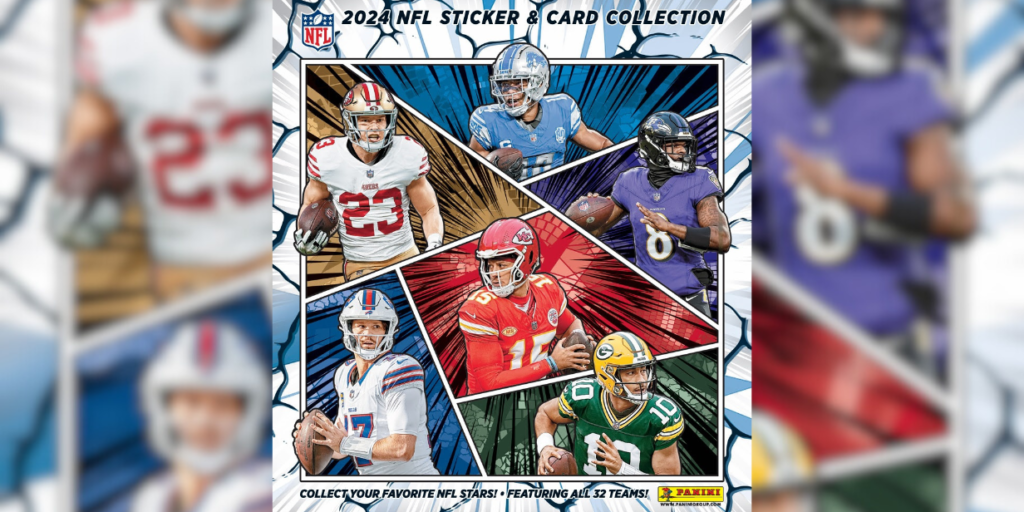 Panini lança álbum de figurinhas da temporada 2024/2025 da NFL