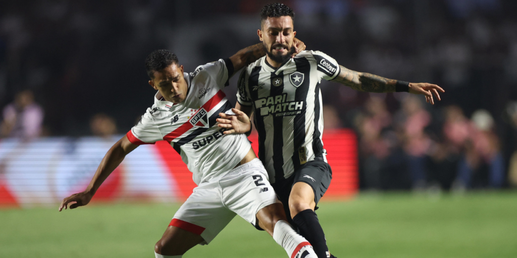 São Paulo x Botafogo na Globo gera maior audiência das quartas da Libertadores na TV aberta desde 2019