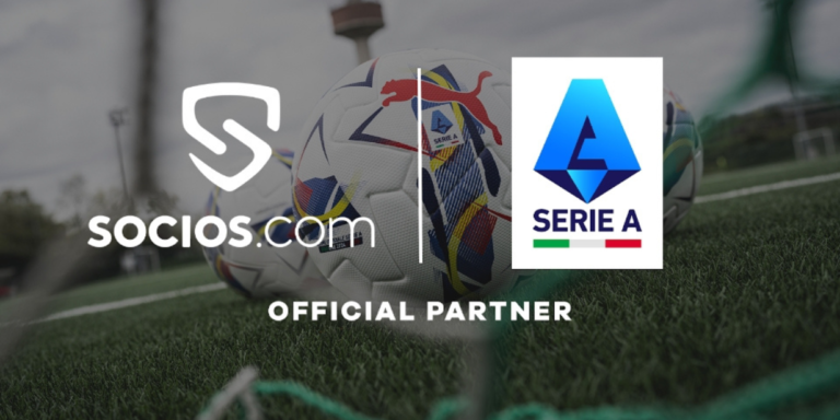 Serie A italiana e Socios.com ampliam parceria até 2027