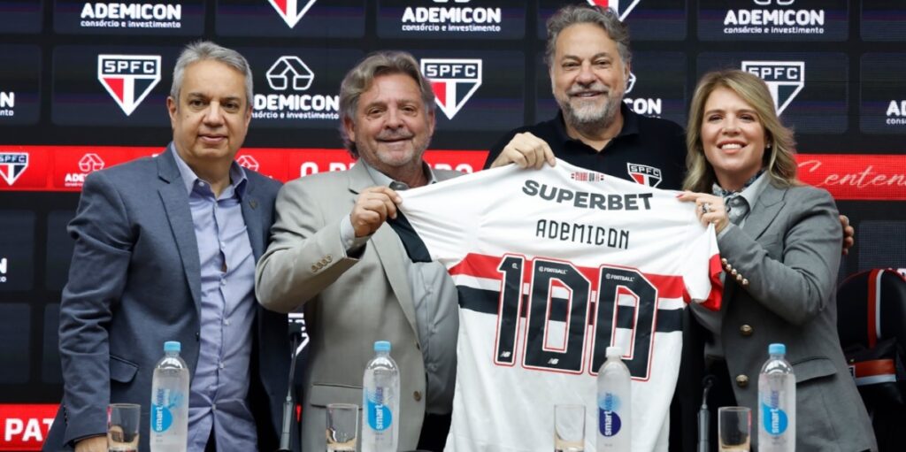 Ademicon renova com São Paulo até 2030 e se torna primeira patrocinadora do centenário do clube