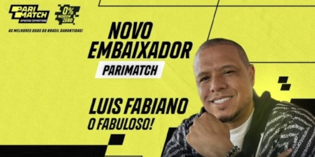 Em meio à regulamentação das apostas, Parimatch anuncia Luis Fabiano como novo embaixador