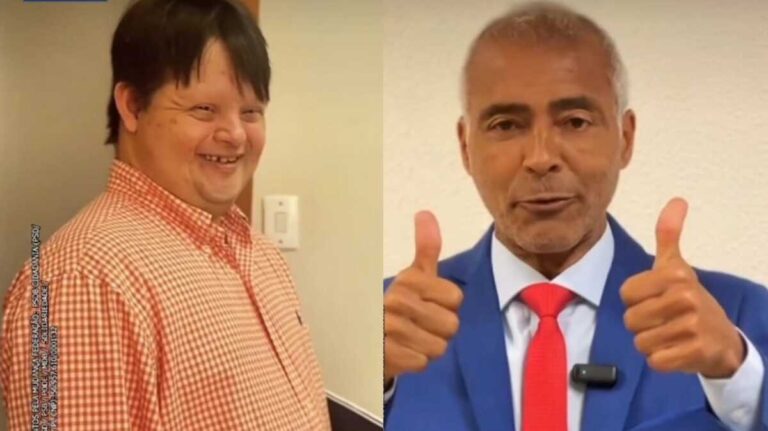 Engajado, Romário pede voto para candidato com Síndrome de Down em Campo Grande (vídeo)