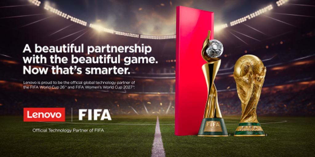 Fifa anuncia Lenovo como parceira de tecnologia para Copas do Mundo de 2026 e 2027