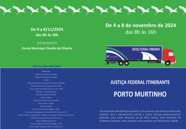 Justiça Federal Itinerante em Porto Murtinho