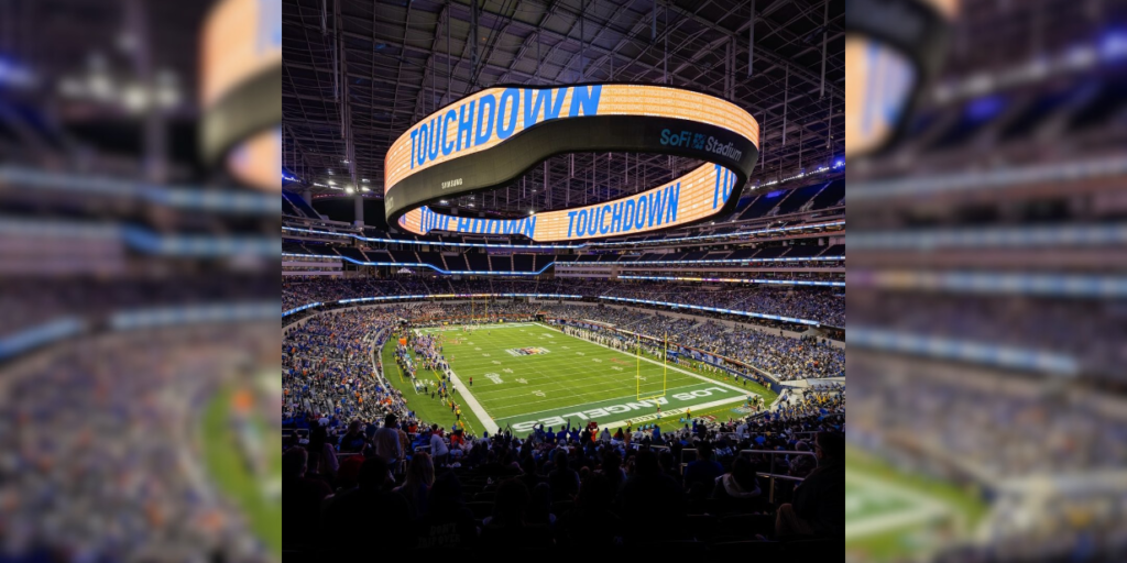Los Angeles Rams faz parceria com Genius Sports para destaques em telão de estádio