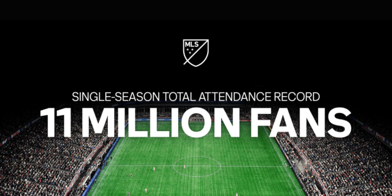 MLS acumula 11 milhões de torcedores em temporada regular e quebra recorde estabelecido em 2023