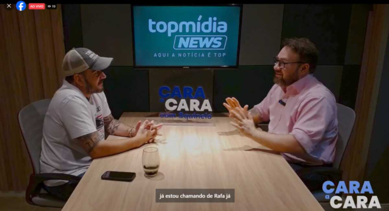 AO VIVO: 'Cara a Cara com Squinelo' entrevista Rafael Tavares, vereador eleito em Campo Grande