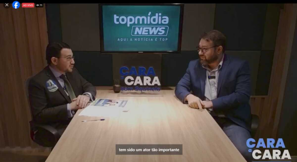 AO VIVO: 'Cara a Cara com Squinelo' entrevista advogado Lucas Rosa, candidato à OAB/MS