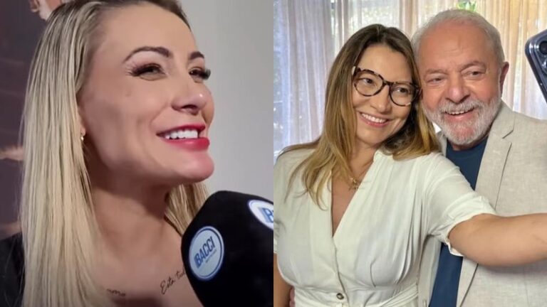 Andressa Urach dá cantada em Janja, primeira-dama do Brasil: 'Muito bonita, pegaria'