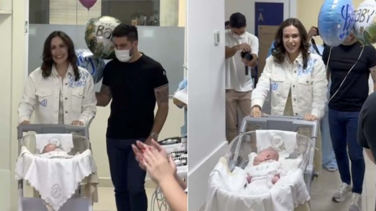 Após 6 meses na UTI, filho de Nadja Haddad deixa o hospital