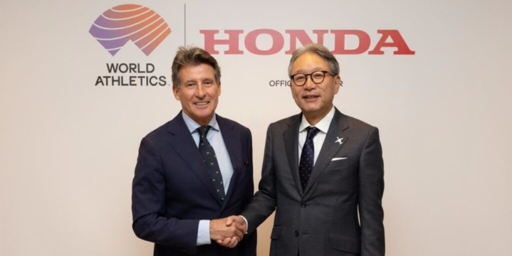 Honda fecha com World Athletics e será patrocinadora do Mundial de Atletismo de Tóquio 2025