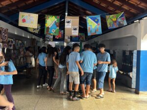 Mostra Cultural sobre o Pantanal reúne famílias na Escola Municipal Domingos Gonçalves Gomes