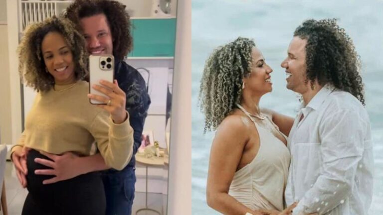 Prestes a dar à luz, esposa do ex-BBB Maycon abre o jogo: 'Feliz pela realização'