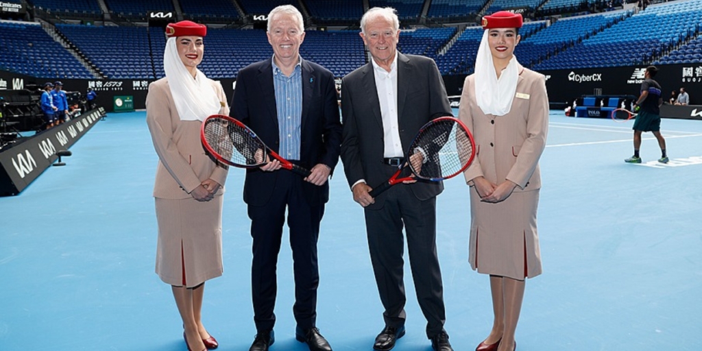 Australian Open e Emirates anunciam renovação avaliada em US$ 22,5 milhões