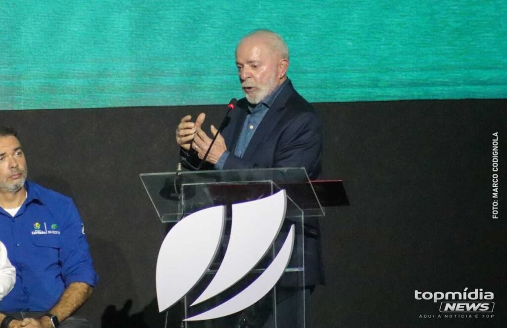Em MS, Lula critica Bolsonaro e defende programas estruturantes em inauguração de fábrica