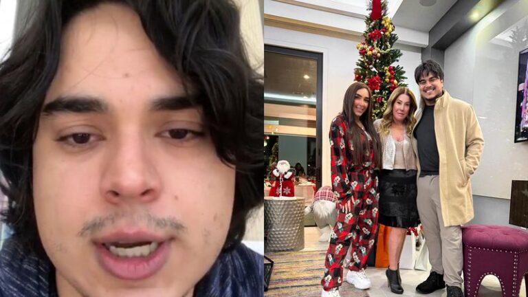 Filho de Zezé di Camargo ignora nascimento da irmã e passa natal com Zilu e a esposa