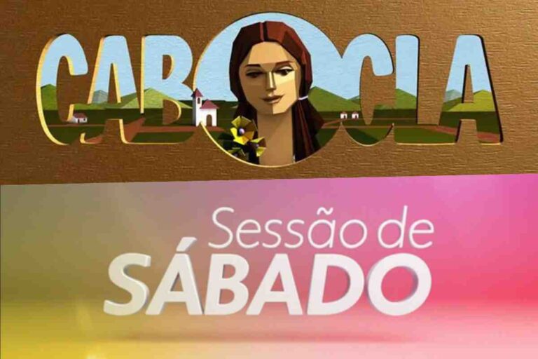 Logos de Cabocla e da Sessão de Sábado (Montagem/Área VIP/Globo)