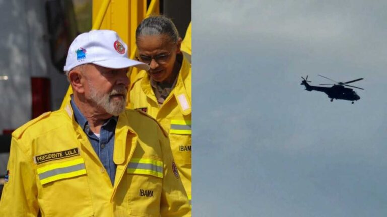 Helicóptero militar e Chitãozinho & Xororó: fábrica e Lula agitam o dia em Ribas (vídeo)