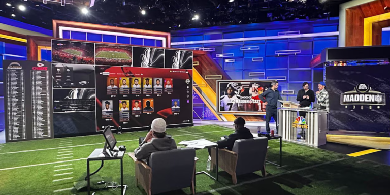 NFL, Genius Sports e EA Sports unem videogame e ação ao vivo em transmissão do Peacock