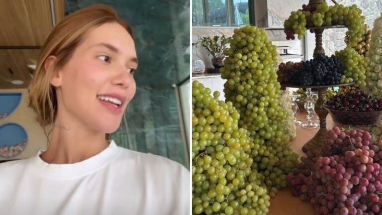 Precisa disso tudo? Virginia mostra quantidade exorbitante de uvas na ceia: 'Absurdo'