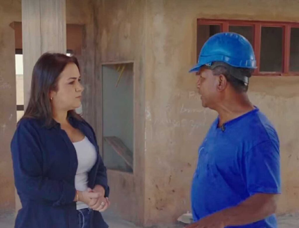 Adriane vê obra de Emei na fase final e celebra 250 novas vagas no São Conrado