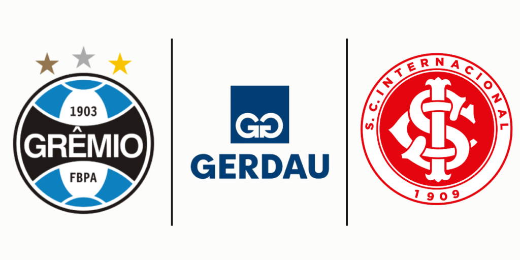 Gerdau renova patrocínio às categorias de base de Grêmio e Internacional