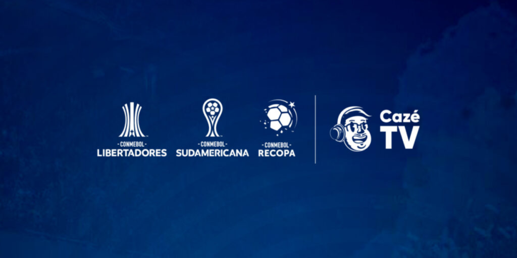 Conmebol anuncia parceria com CazéTV para clipes e destaques até 2026 mirando público jovem