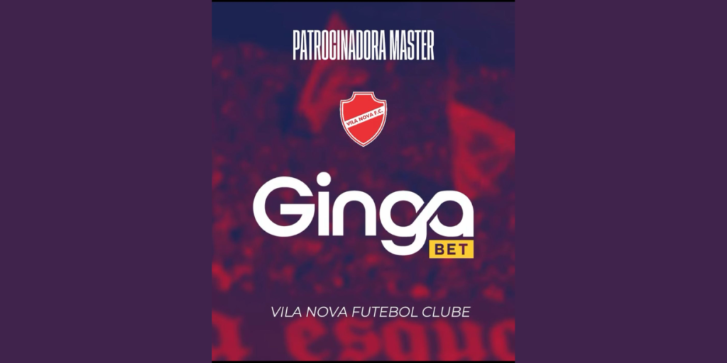 GingaBet anuncia patrocínio máster ao Vila Nova e chega a 3 clubes no Brasil