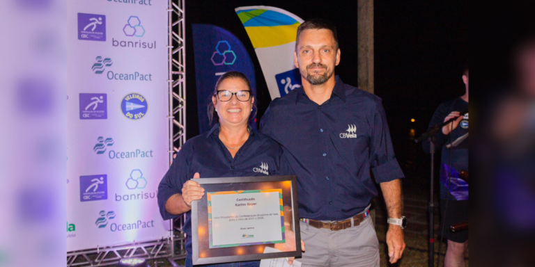 Karina Geyer é 1ª mulher a ocupar cargo de vice-presidente da história da CBVela