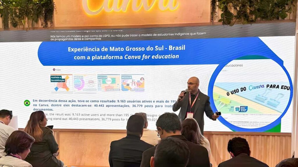 MS é destaque em Londres ao apresentar em evento global ferramentas digitais na educação