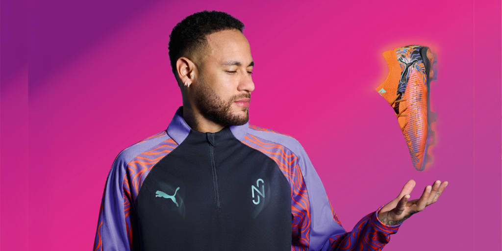 Neymar ganha nova chuteira da Puma em coleção com LaMelo Ball