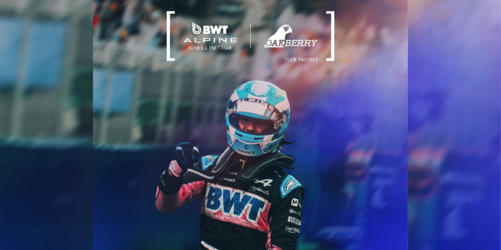 Oakberry fecha com Alpine, da Fórmula 1, em busca de fortalecer expansão internacional