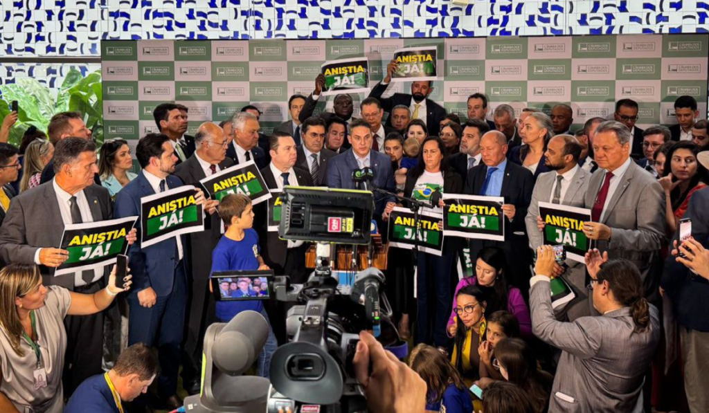 Rodolfo Nogueira se reúne Hugo Motta para negociar avanço do PL da Anistia