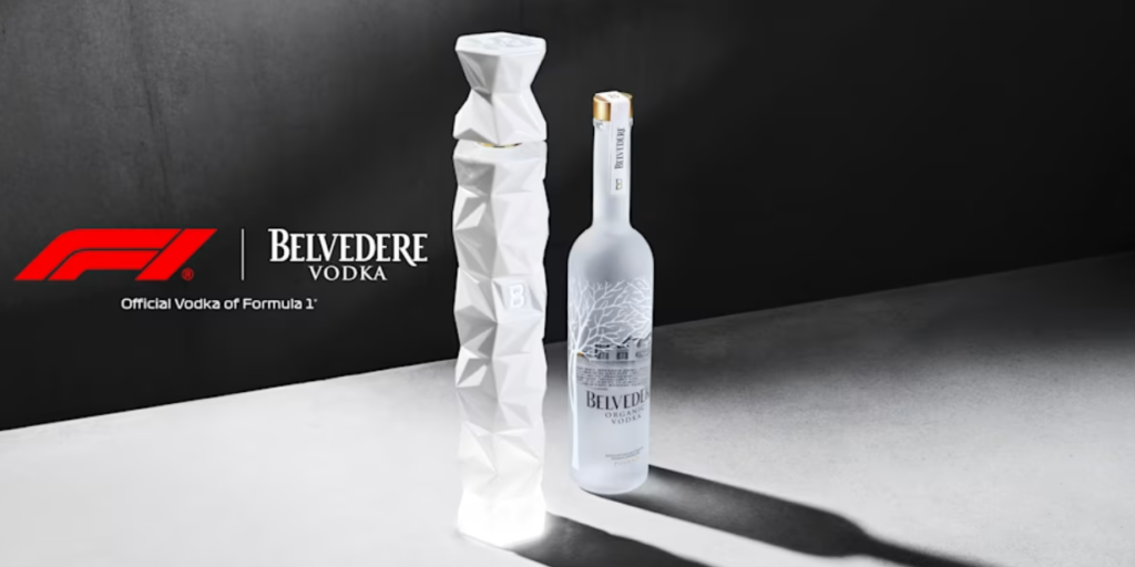 Fórmula 1 terá Belvedere como vodca oficial em mais um capítulo da parceria com Grupo LVMH