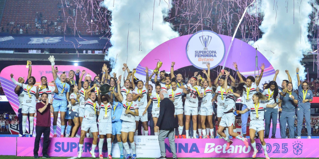 São Paulo comemora título da Supercopa Feminina 2025 - Staff Images/CBF