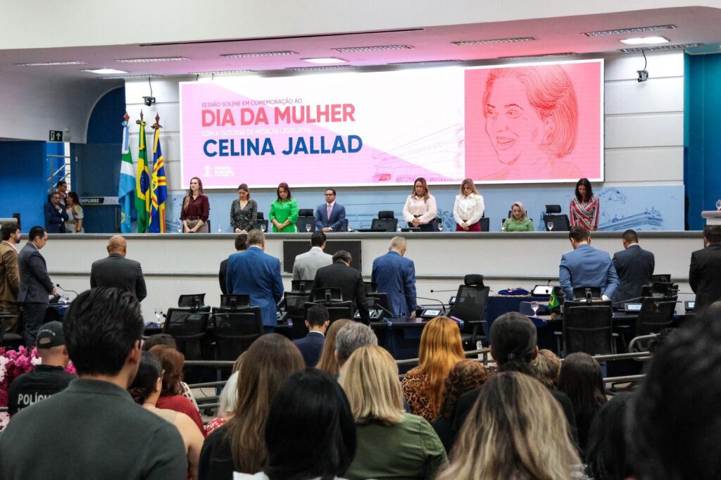 Mulheres são homenageadas com Medalha Legislativa ‘Celina Martins Jallad’ na Câmara