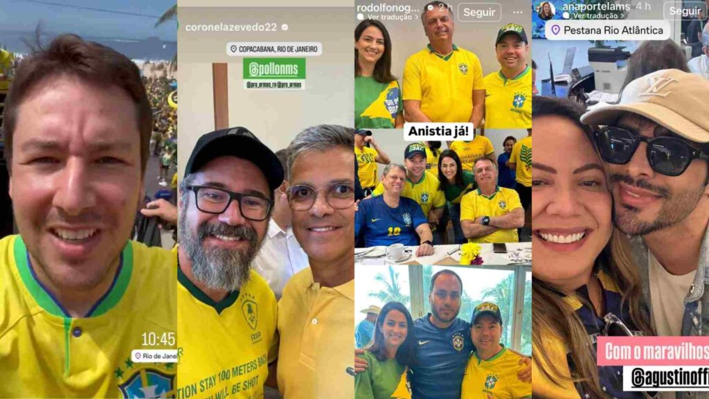 Políticos de MS viajam ao RJ para defender anistia aos envolvidos no 8 de janeiro