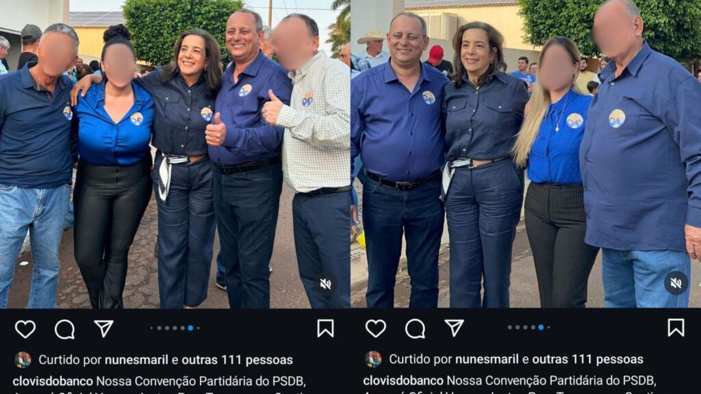 Primeira-dama de Taquarussu é investigada em inquérito após flagra em ato político do PSDB