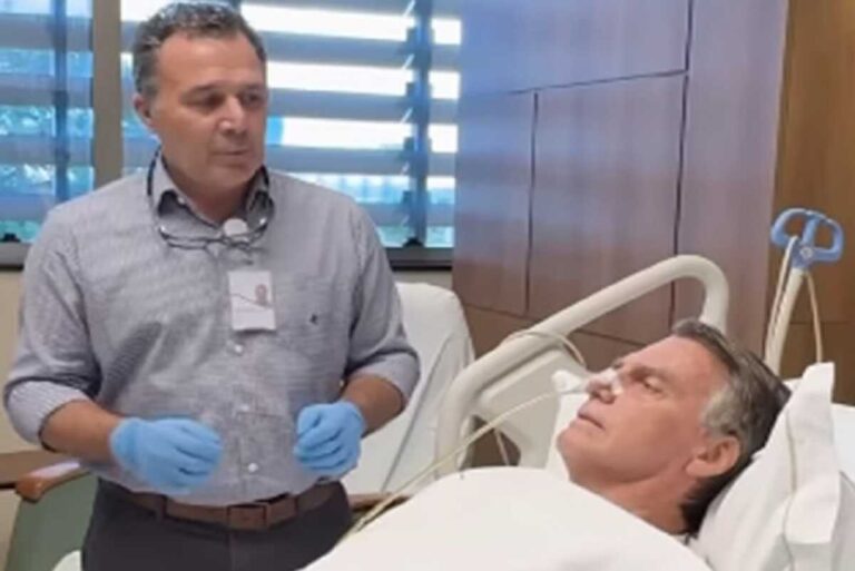 "Cenas fortes": Bolsonaro retira sonda do nariz e posta vídeo em redes