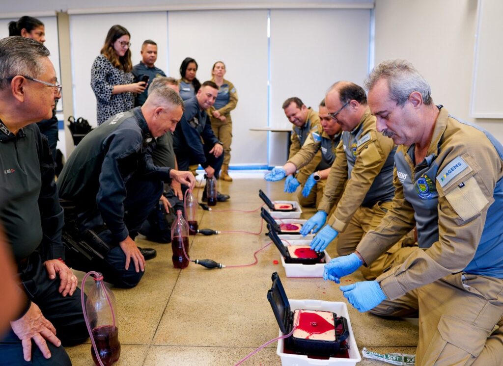 AGEMS investe em qualificação e prepara fiscais e militares para agir em situações de emergência nas rodovias