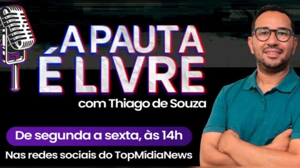 Política na veia! A Pauta É Livre, do TopMídiaNews, estreia nesta segunda-feira (vídeo)