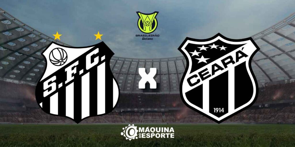 Santos x Ceará: Onde assistir ao confronto da 8ª rodada do Brasileirão