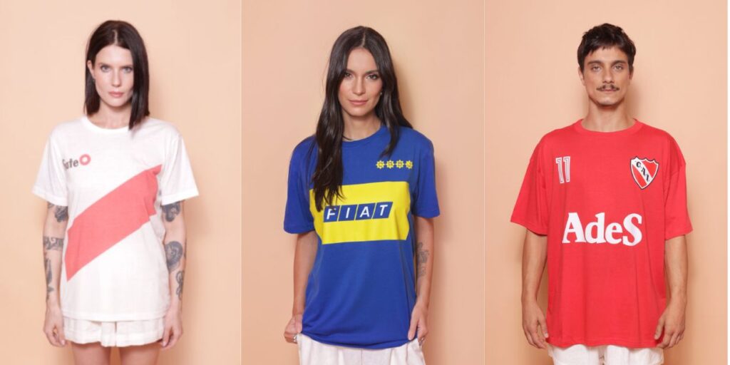 Camisas deRiver Plate, Boca e Independiente em A Mulher do Padre - Reprodução