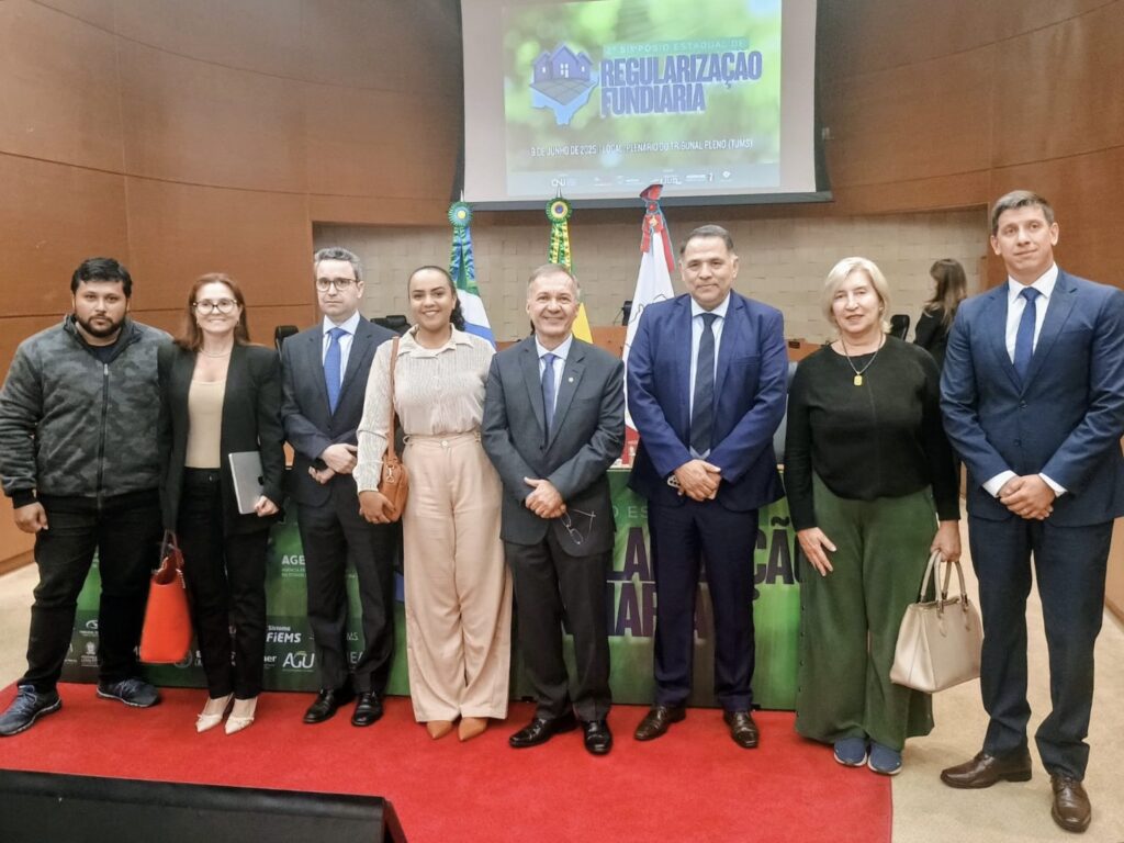Representantes de Porto Murtinho participam do 2° Simpósio Estadual de Regularização Fundiária, realizado em Campo Grande
